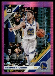 2019-20 Donruss Optic Pink Hyper Stephen Curry #8 - Picture 1 of 2