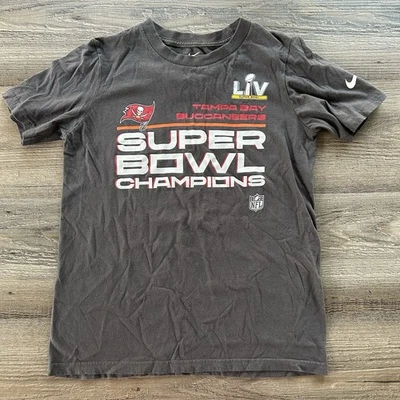 Camiseta Nike Tampa Bay Buccaneers NFL Fútbol Super Bowl LV Campeones Juvenil Med Foto 1 de 4