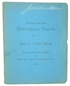 The Journal of a Brigade Chaplain in the Sullivan & Clinton Campaign of 1779 - Bild 1 von 2