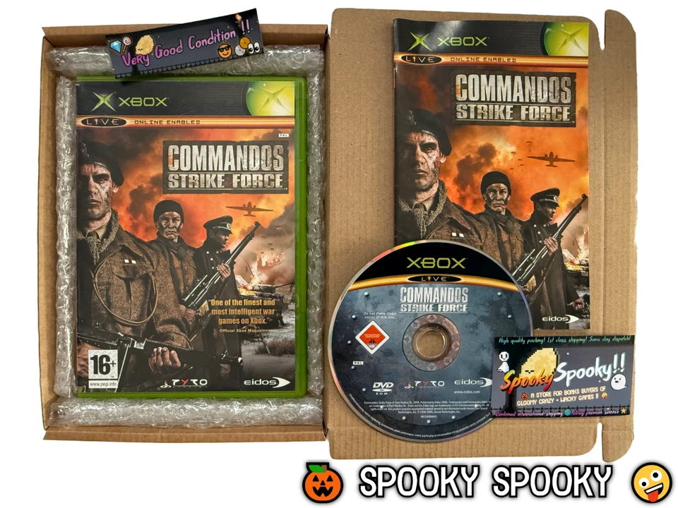 Commando's Strike Force XBOX - UK PAL VGC CIB - High Quality Packing - Tracked - Image 1 of 4