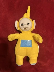 1998 Vintage Teletubbies Laa Laa Plüschpuppe LaLa gelb Playskool 13 Zoll - Bild 1 von 6