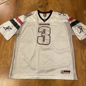 Allen Iverson I3 Reebok football jersey Mens 2XL Answer Question 76ers NBA - Picture 1 of 7