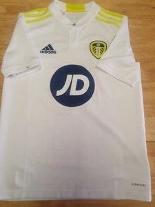 ADIDAS LEEDS UNITED HOME FOOTBALL SHIRT 2021/2022 SIZE 13/14 yrs - Picture 1 of 8