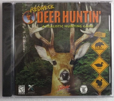 Video Game PC Redneck Deer Hunting Razoback Duck Turkey NEW SEALED Jewel - Image 1 of 2