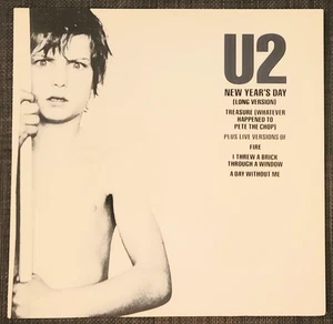 U2 New Year's Day (Long Version) 12" Single 45 RPM Island MINT + FREE SHIPPING - Picture 1 of 6