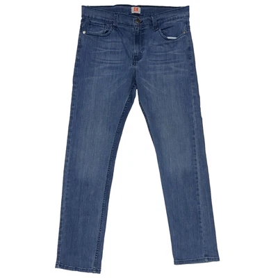 Мужские оранжевые джинсы hugo boss размер 34 x 31,5 по внутреннему шву прямые штанины синие джинсы - Изображение 1 из 4