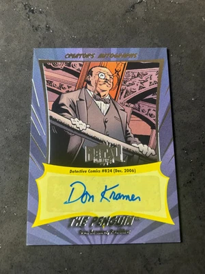 2025 Upper Deck SkyBox Metal Universe The Penguin Don Kramer #CA-DK Creator Auto - Image 1 of 2