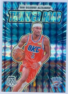 Shai Gilgeous-Alexander 2024-25 Panini Mosaic Thunder Road Reactive Blue 87/99 - Picture 1 of 2