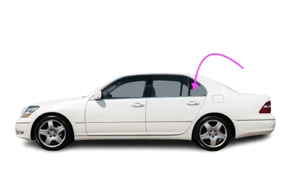 Se adapta a: Lexus LS430 2001-2006 4 PUERTAS sedán conductor ventana ventilación lateral izquierda vidrio Foto 1 de 4