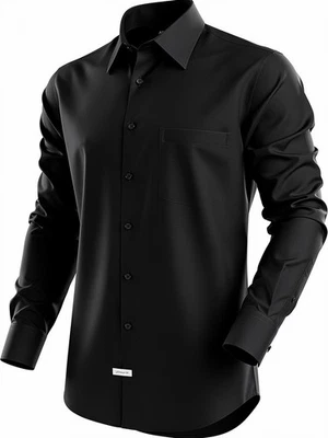 Arrow USA 1851 Button-Up Shirt Men Size XXL Black Long Sleeve - Image 1 of 4