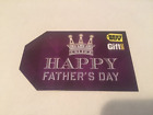 Best Buy Happy Father's Day ( 2012 ) Die-Cut Gift Card ( $0 )