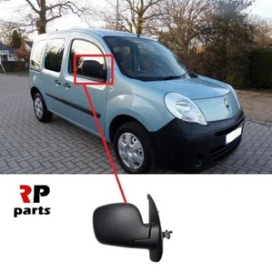 Para Renault Kangoo (W) 2008-2013 Nuevo Retrovisor Manual Negro Derecho/S - Imagen 1 de 2