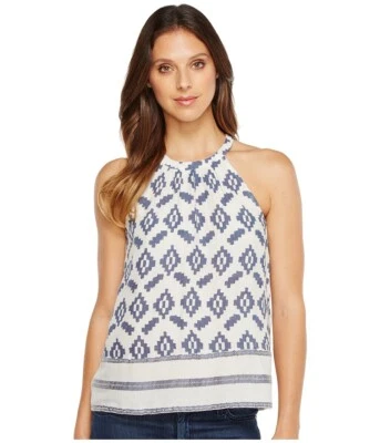 Lucky Brand Blue Diamond Womens Halter Tank Top Women XS - Image 1 of 4
