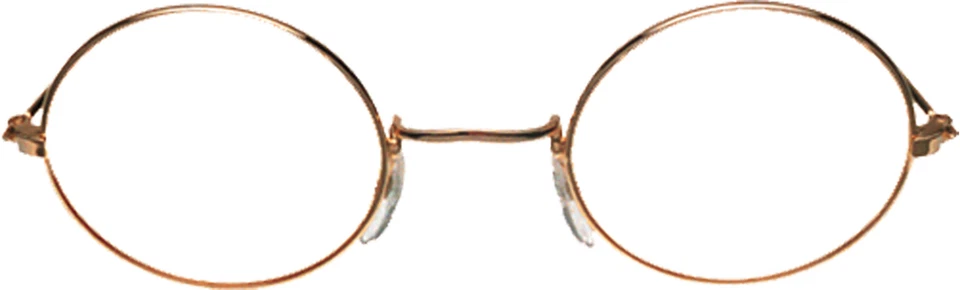 Morris Costumes BB519 John Gold & Clear Glasses Costume