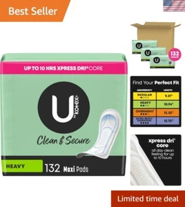 Starke saugfähige Maxi Pads 132 Stück ganztägig auslaufsicher Damenhygiene - Bild 1 von 12