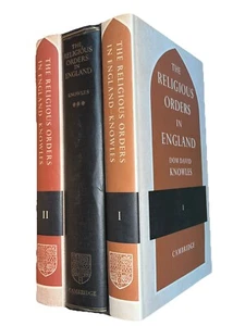 RELIGIOUS & MONASTIC ORDERS IN ENGLAND. CHURCH HISTORY. DAVID KNOWLES. 1-3 VOLS. - Picture 1 of 16