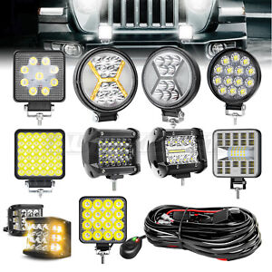 4 Inch Series LED Work Light Bar Flood Spot Lights Driving Lamp Offroad Car SUV