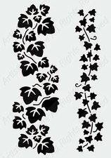 IVY Leaves BIG SIZES Reusable Stencil Wall Decor Shabby Chic Flora / deco20