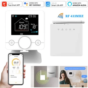WiFi Smart Thermostat & RF Receiver Temp Controller for Gas Boiler Water Heating - Picture 1 of 13