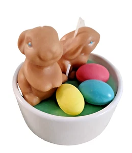 Osterkerze, Osternest, Osterhasen, Citronella, Mückenabwehr, Geschenk, Figuren - Bild 1 von 5