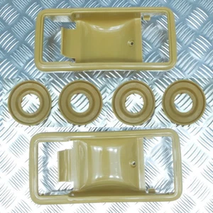 CELICA TA22 TA23 RA23 RA20 RA21 RA22 TA22 RA24 TA40 BROWN DOOR HANDLE BEZEL SET - Picture 1 of 4