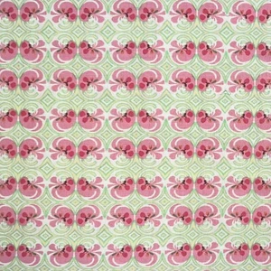 20-23 Zoll Reste Zipa Dee Zoo Lyndhurst 6135 abstrakte Blumen rosa grün Stoff - Bild 1 von 4