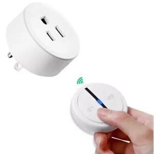 Adattatore spina presa wireless con interruttore a parete remoto 10A/1200W per lampada spina - Foto 1 di 12