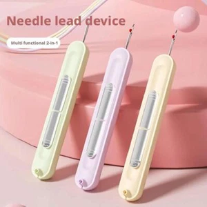Portable 2 in 1 Needle Threader and Seam Ripper Your Handy Sewing Companion NEW - Picture 1 of 14