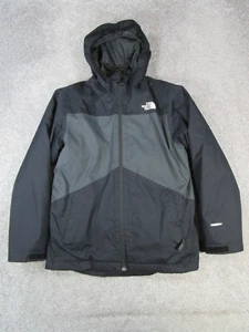 The North Face Jacket Boys Medium Black Gray Dryvent 3-In-1 * - Picture 1 of 13