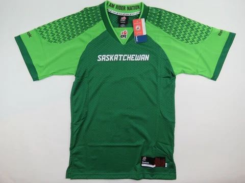 New! Reebok Saskatchewan Roughriders CFL Football Player Fan Jersey Mens Small Cover