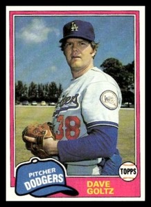 1981 Topps #548 Dave Goltz Los Angeles Dodgers Baseball card