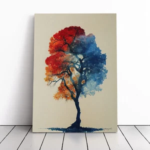 Tree No.5 Canvas Wall Art Print Framed Picture Home Decor Living Room Bedroom - Picture 1 of 4