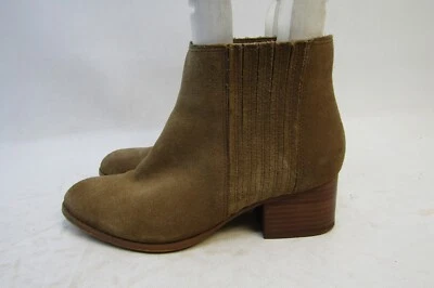 ALDO Mujer Talla 8.5 M Marrón Gamuza Chelsea Botines Moda Botas Foto 1 de 4