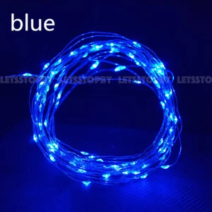 LED String Fairy Lights Wire Battery Powered Waterproof 10/20 LED Decor Garland - Picture 1 of 21