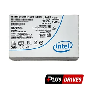 3.2TB NVMe SSDPE2KE032T7 Intel U.2 2.5 Enterprise Drive 695K IOPS PCIe 3.1 x4 - Picture 1 of 9