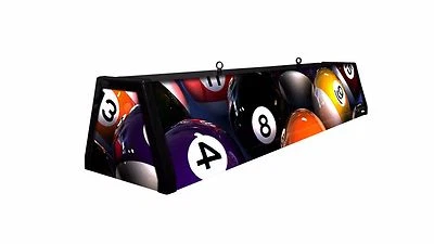 BSLW RACK'EM UP!, Back lit Pool Table Light Billiard Lamp
