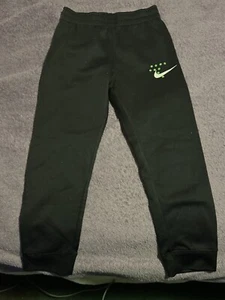 Nike Sweatpants Sz 7/L Black - Picture 1 of 2