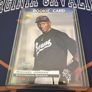 1994 Classic Games Inc. Baseball #1 Michael Jordan Birmingham Barons Rookie Card