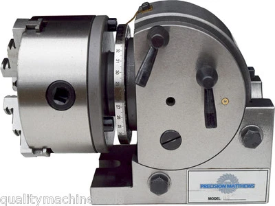 PRECISION MATTHEWS BS-0 DIVIDING HEAD SET W 5" CHUCK & TAILSTOCK FOR MILLING MACHINE FREE SHIPPING!