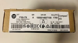 New AB 1769-IT6 CompactLogix Thermocouple/mV Input Module USA Vendor PLC 1PC US - Picture 1 of 9