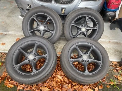 Komplellträder BMW E46 Z4 7x16 6758187 5x120 Sommerreifen Yokohama E36 Alu 225 - Bild 1 von 4