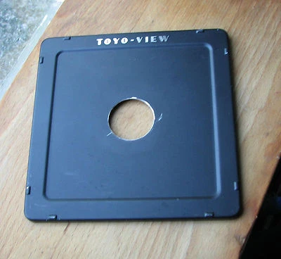  Toyo monorail  5x4 10x8   lens board copal 0  34.8mm hole - Image 1 of 4