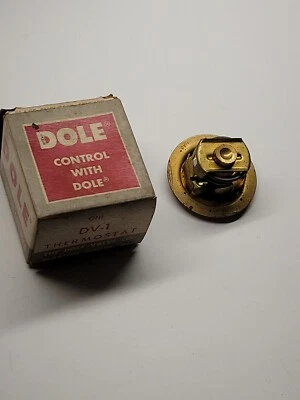 Termostato Dole DV-1 estilo mariposa 160 ° 1955-1957 Hudson Hornet V8 55 56 57 Foto 1 de 3