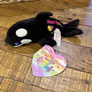 Lisa Frank Max Splash 1998 Fantastic Beans orca/ballena - cajas revisadas en el interior - Imagen 1 de 12