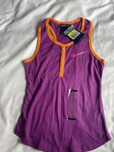 nike size small little girls purple tank top - Picture 1 of 4