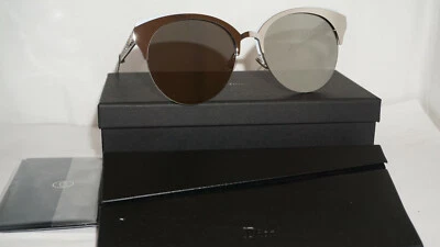 Gafas de sol Christian Dior nuevas DIORMACLUB 2BW plateadas azules mate 55 18 150 Foto 1 de 4