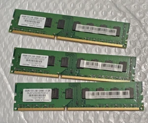 6 GB ( 3 x 2GB ) DDR3 2 GB/module 1.5V -1333 non-ECC Desktop Tower RAM - Picture 1 of 3
