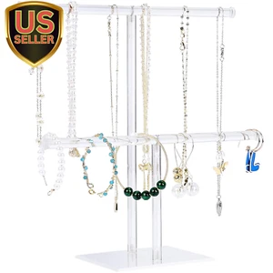 Jewelry Stand Necklace Holder, Acrylic Jewelry Display Holder, Necklace and B... - Picture 1 of 1