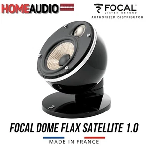 New ! Haut-parleur Focal Dome Flax 2-way Satellite 1.0 noir pour home cinéma ... - Picture 1 of 5