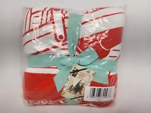Disney Mickey Minnie Mouse Weihnachten Urlaub Sherpa Überwurf Decke 50"x 60" NEU - Bild 1 von 4